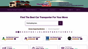 What Transportreviews.com website looks like in 2024 