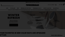 What Tweezerman.com website looks like in 2024 