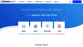 What Themortgagereports.com website looked like in 2024 (1 year ago)