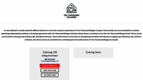 What Tenthousandvillages.ca website looks like in 2024 