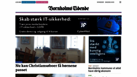 What Tidende.dk website looks like in 2024 