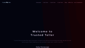 What Trustedteller.com website looks like in 2024 