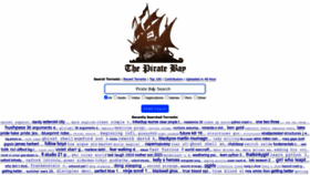 What Thepiratebayx.org website looks like in 2024 