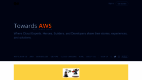 What Towardsaws.com website looks like in 2024 