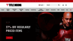 What Titleboxing.com website looks like in 2024 