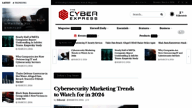 What Thecyberexpress.com website looks like in 2024 
