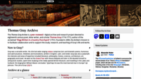 What Thomasgray.org website looked like in 2024 (1 year ago)