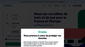 What Trainline.fr website looks like in 2024 