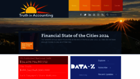 What Truthinaccounting.org website looks like in 2024 
