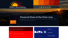 What Truthinaccounting.org website looked like in 2024 (2 years ago)
