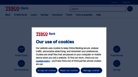 What Tescobank.com website looks like in 2024 
