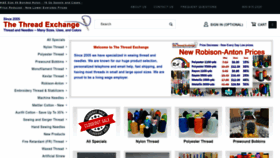 What Thethreadexchange.com website looked like in 2024 (1 year ago)