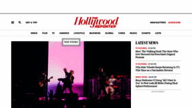 What Thehollywoodreporter.com website looks like in 2024 