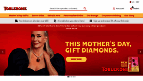 What Toblerone.com website looks like in 2024 