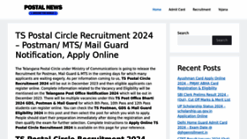 What Telanganapostalcircle.in website looked like in 2024 (1 year ago)