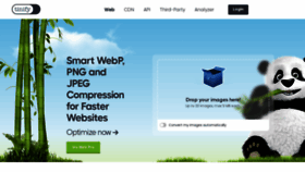 What Tinypng.com website looks like in 2024 