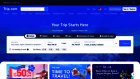 What Trip.com website looks like in 2024 