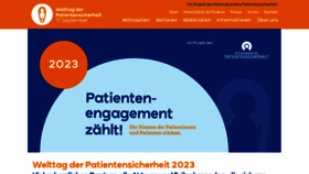 What Tag-der-patientensicherheit.de website looks like in 2024 