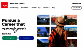 What Tnaa.com website looked like in 2024 (1 year ago)