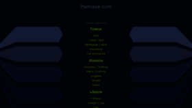 What Themave.com website looks like in 2024 