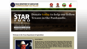 What Texasagriculture.gov website looks like in 2024 