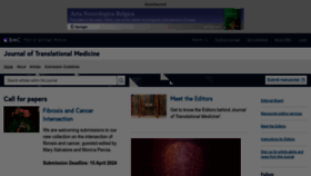 What Translational-medicine.com website looks like in 2024 