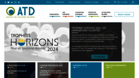 What Tourisme-durable.org website looks like in 2024 