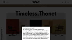 What Thonet.de website looks like in 2024 