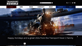 What Transportfever2.com website looks like in 2024 