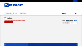 What Tvpassport.com website looks like in 2024 