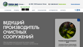 What Topol-eco.ru website looks like in 2024 