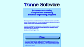 What Tonnesoftware.com website looks like in 2024 