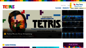What Tetris.com website looks like in 2024 