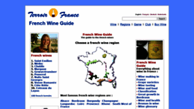 What Terroir-france.com website looks like in 2024 