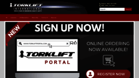 What Torklift.com website looks like in 2024 