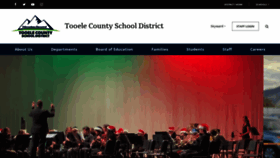 What Tooeleschools.org website looks like in 2024 