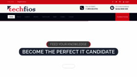 What Techfios.com website looks like in 2024 