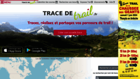 What Tracedetrail.fr website looks like in 2024 
