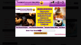 What Thebestdessertrecipes.com website looks like in 2024 