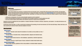 What Trauma-pages.com website looked like in 2024 (1 year ago)