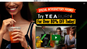 What Teaburn.com website looks like in 2024 