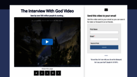 What Theinterviewwithgod.com website looks like in 2024 