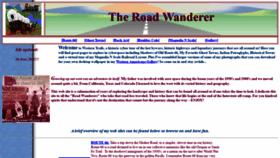 What Theroadwanderer.net website looks like in 2024 
