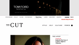 What Thecut.com website looks like in 2024 