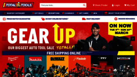 What Totaltools.com.au website looks like in 2024 