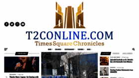 What T2conline.com website looks like in 2024 
