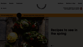 What Thehappyfoodie.co.uk website looks like in 2024 