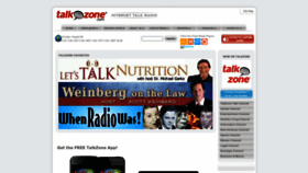 What Talkzone.com website looks like in 2024 
