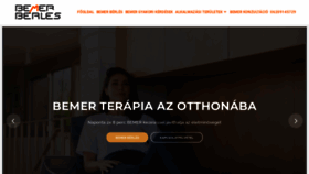 What Terapiahazhoz.hu website looks like in 2024 