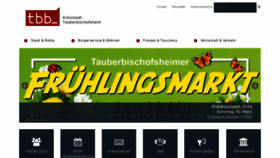 What Tauberbischofsheim.de website looks like in 2024 